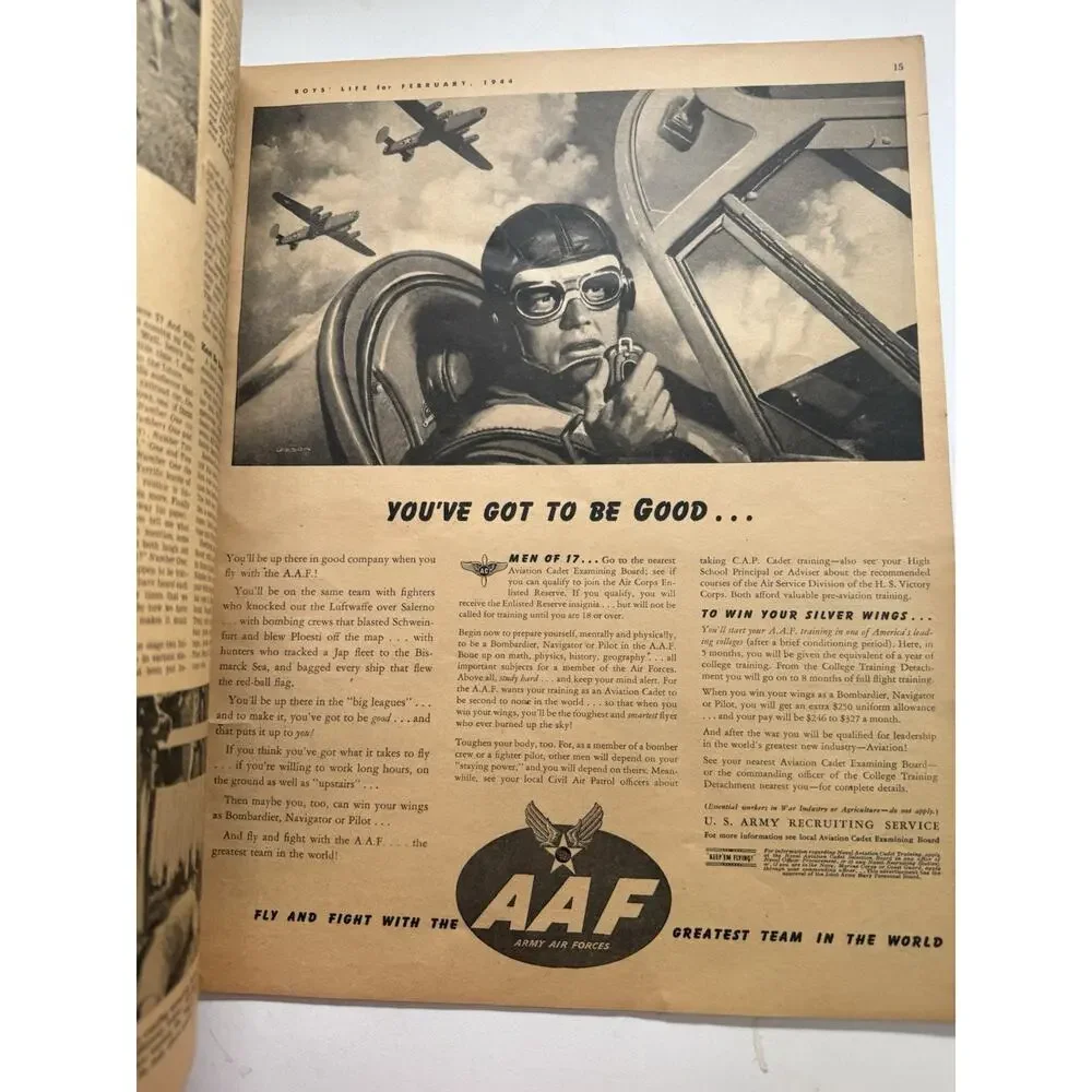 Boys’ Life Feb 1944 WWII Boy Scouts Coca-Cola RC Cola Magazine